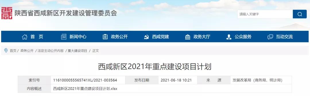 共計(jì)396個(gè)西咸新區(qū)發(fā)布重點(diǎn)項(xiàng)目名單