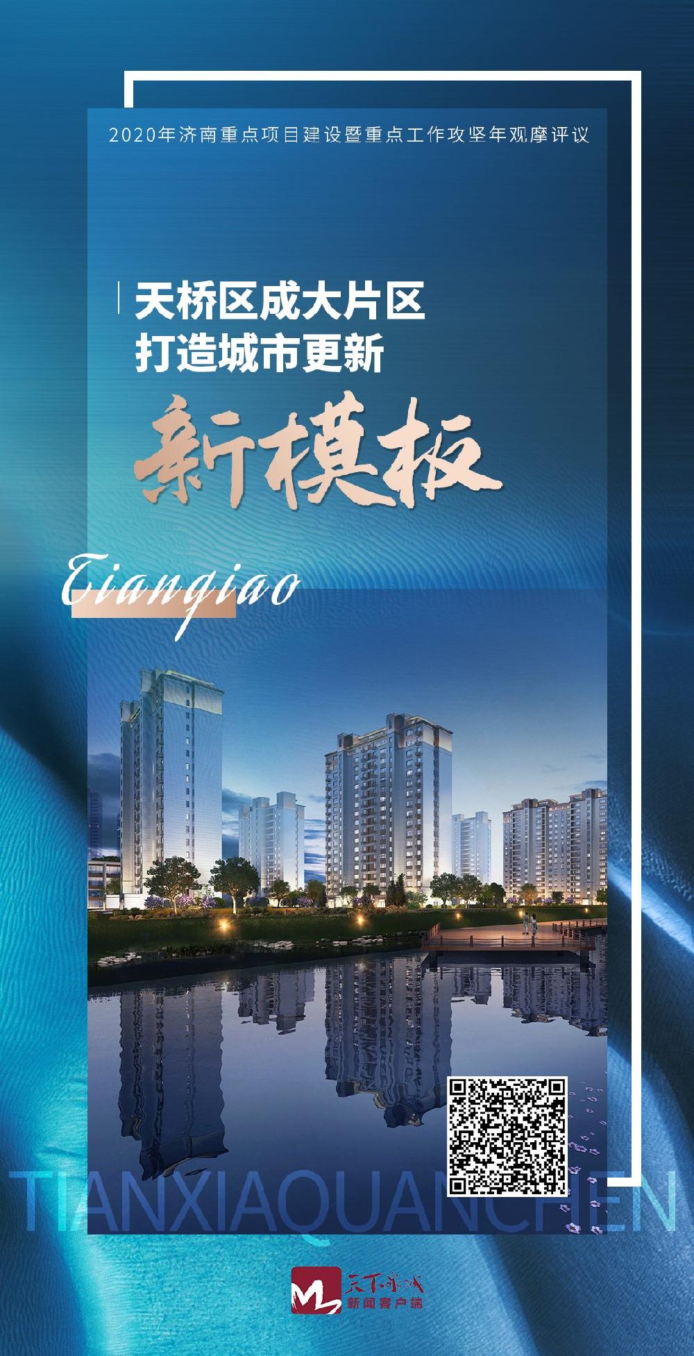 2020年濟(jì)南重點(diǎn)項(xiàng)目建設(shè)觀摩評(píng)議 天橋成大片區(qū)打造城市更新“新模板”